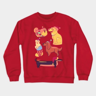 Santa Dogs Crewneck Sweatshirt